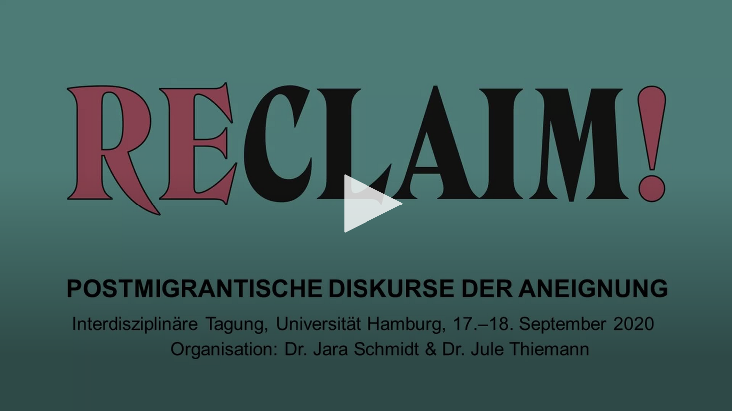 Thumbnail für Reclaim Konferenz