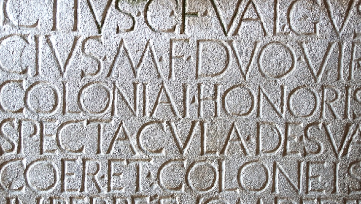 Inschrift in Pompeji