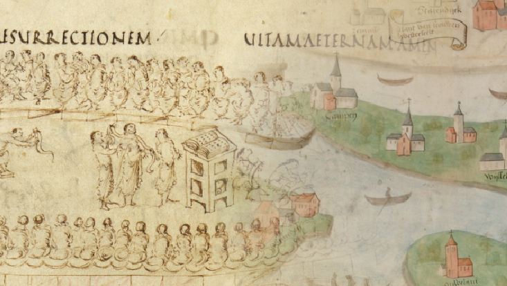 Mittelalterliche Karte