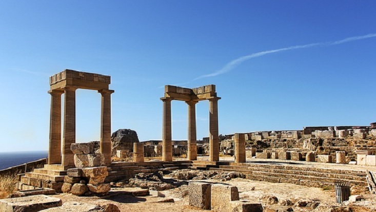 Antike Ruine in Griechenland